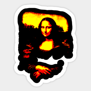 Mona Lisa by Leonardo da Vinci 2 Sticker